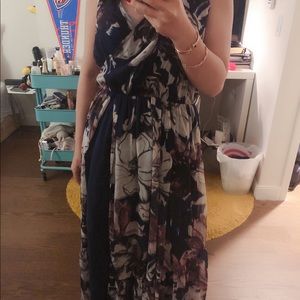 Abercrombie & Fitch Navy Flower Summer Dress